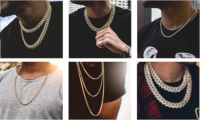 What are the different styles of gold chains?